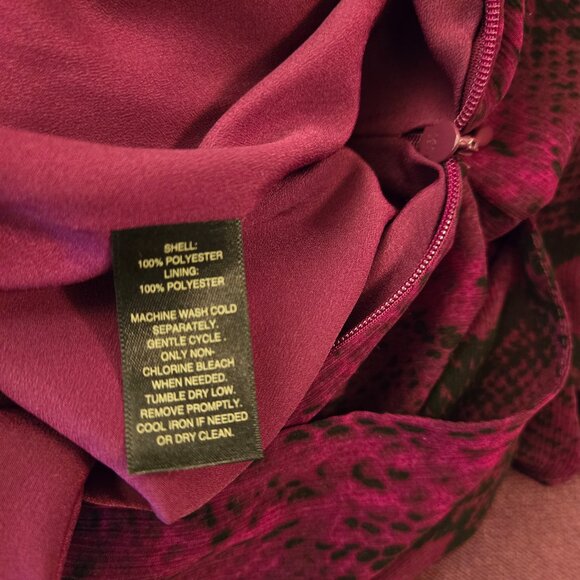 WHBM Sleeveless Pleated Halter Midi Dress, Sz 10 - Picture 8 of 15